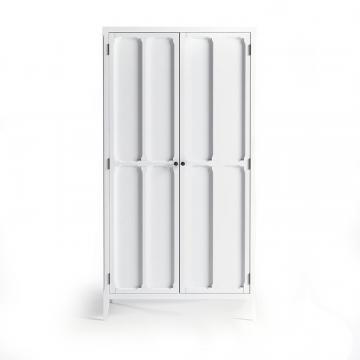 Шкаф платяной с 2 дверцами Eugnie белый