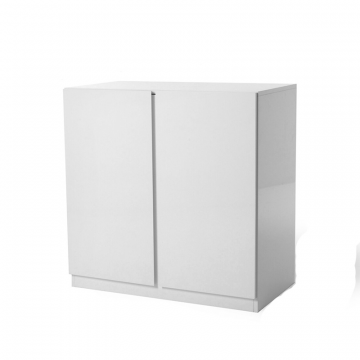 Шкаф низкий с 2 дверцами LEO  белый
