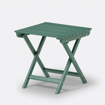 Столик низкий складной Zeda из акации  единый размер зеленый