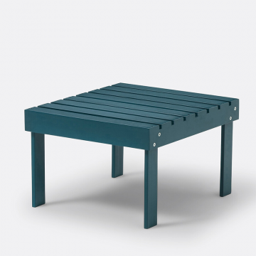 Подставка для ног или низкий столик Zeda из акации  единый размер синий