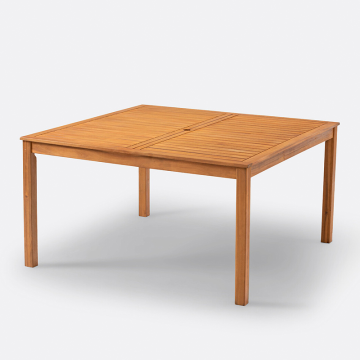 Стол садовый квадратный из акации Ciara  единый размер бежевый
