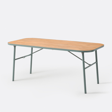 Стол садовый с откидными ножками из акации Hanso  единый размер каштановый