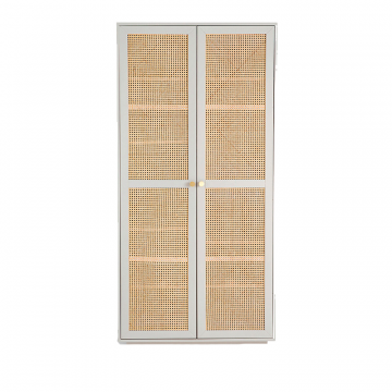 Шкаф с двумя дверками Paola серый