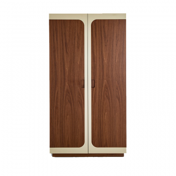 Шкаф с двумя дверцами Galdo каштановый