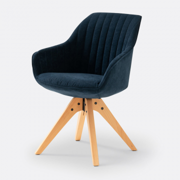 Кресло офисное вращающееся JIMI  единый размер синий