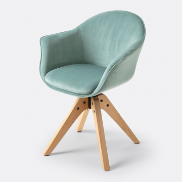 Кресло офисное вращающееся QUILDA  единый размер зеленый