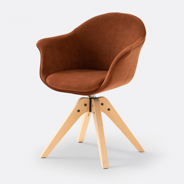 Кресло офисное вращающееся QUILDA  единый размер оранжевый