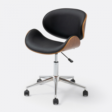 Кресло для письменного стола на колесиках Zarius  единый размер каштановый