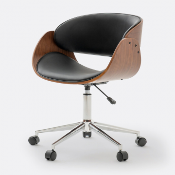 Кресло офисное на колесиках Zoran  единый размер каштановый