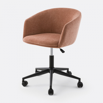 Кресло офисное вращающееся на колесиках Tha  единый размер розовый