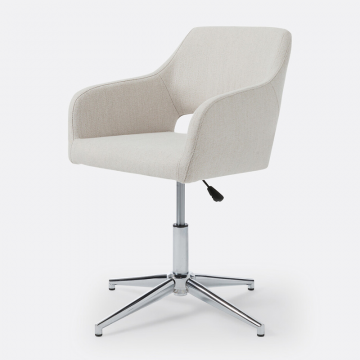 Кресло офисное вращающееся Esma  единый размер бежевый