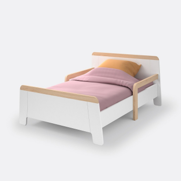 Кроватка детская раскладная Arturo 90 x 190 см белый