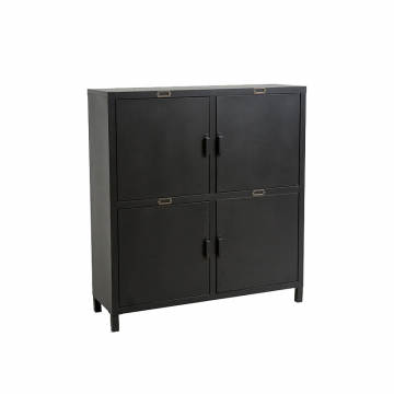 Буфет с 4 дверцами из стали Hiba