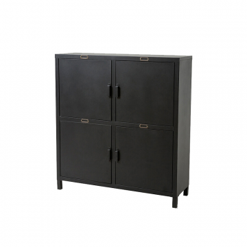 Буфет с 4 дверцами из стали Hiba