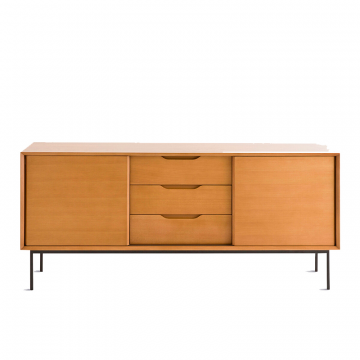 Шкаф для посуды из шпона дуба  Noyeto