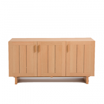 Буфет длинный с тремя дверцами Lanko  единый размер каштановый