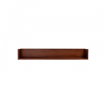 Полка настенная из орехового дерева Watford каштановый