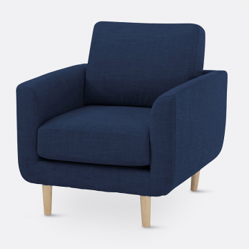 Кресло Jimi  1-мест. синий