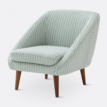 Кресло винтажное SMON  1-мест. синий