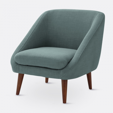 Кресло винтажное SMON  1-мест. зеленый