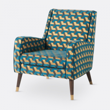 Кресло Y  1-мест. синий