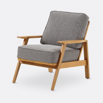 Кресло винтажное Linna  единый размер серый