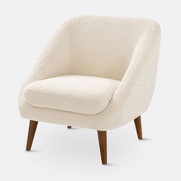 Кресло винтажное SMON  1-мест. бежевый