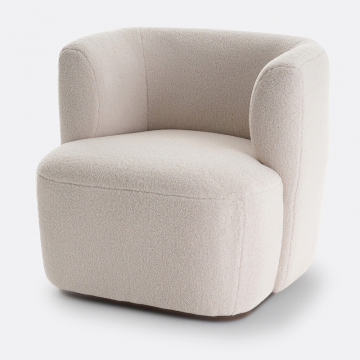 Кресло из малой пряжи Nidou  единый размер бежевый