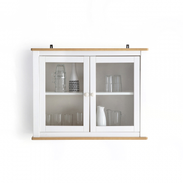 Полка-витрина из массива сосны Alvina