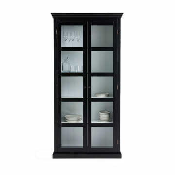 Шкаф-витрина высота 200 см Takk  единый размер черный