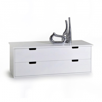Комод с 2 ящиками Crawley белый