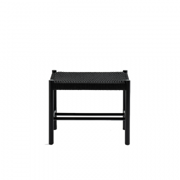 Скамьятабурет из веревки Taga черный