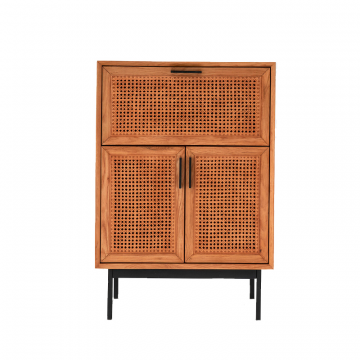 Мебель барная из дуба и плетеного материала Waska