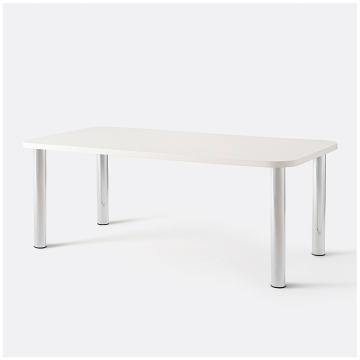 Комплект из четырех ножек от составного стола из металла Alzar  6 персоны серый