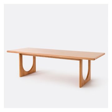 Обеденный стол из массива дуба на 8 10 персон Douve  10 персоны бежевый