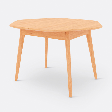 Стол обеденный раздвижной  на 4-10 персон Biface бежевый