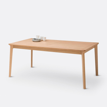 Стол обеденный раскладной из дуба на 6-10 персон Pully  10 персоны бежевый