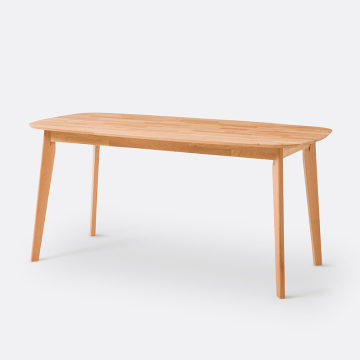 Дубовый стол на 6 персон DALMAR  6 персоны бежевый