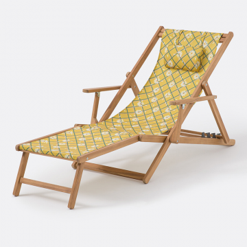 Шезлонг из акации Marguerite  единый размер желтый