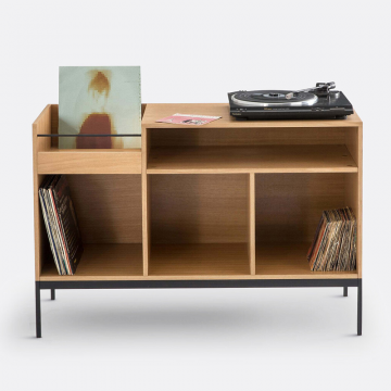 Стол для винила Vinyles из дуба Compo каштановый