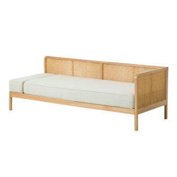 Тахта из ткани букле Daybed Scillia  3 мест. бежевый