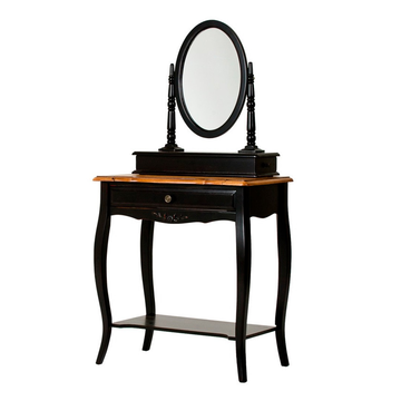Туалетный столик с овальным зеркалом 