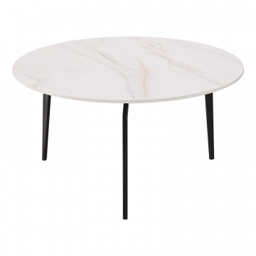 Журнальный столик Aliara светлая керамика