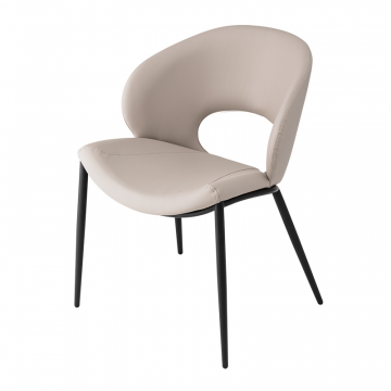 Стул Вивьен экокожа светло-бежевый