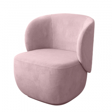 Кресло Ellipse E5.1 антивандальная ткань (розовый)