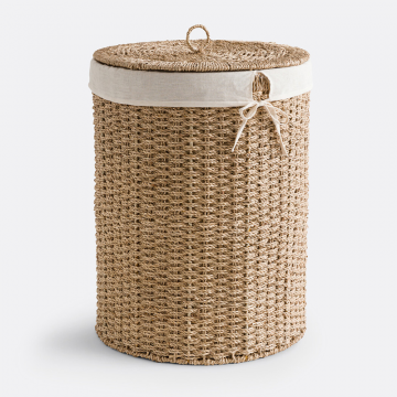 Корзина для белья плетеная Jubo  единый размер бежевый