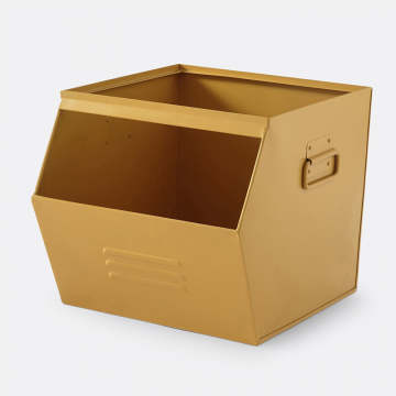 Ящик из оцинкованного металла HIBA  единый размер желтый