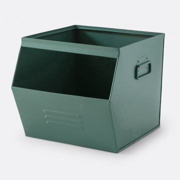 Ящик из оцинкованного металла HIBA  единый размер зеленый