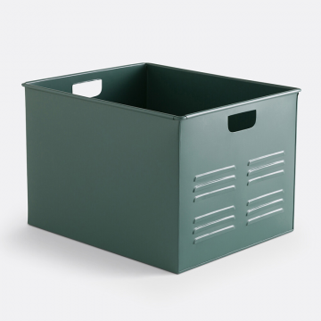 Металлический ящик для хранения Hiba  единый размер зеленый