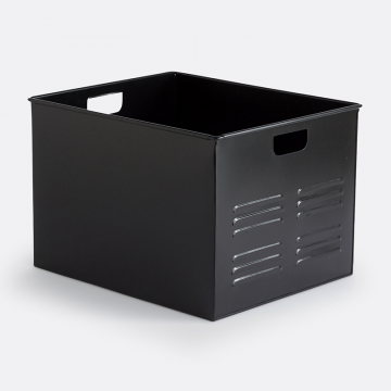 Металлический ящик для хранения Hiba  единый размер черный